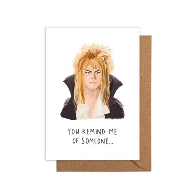 Jareth (Labyrinth) inspired A6 Card