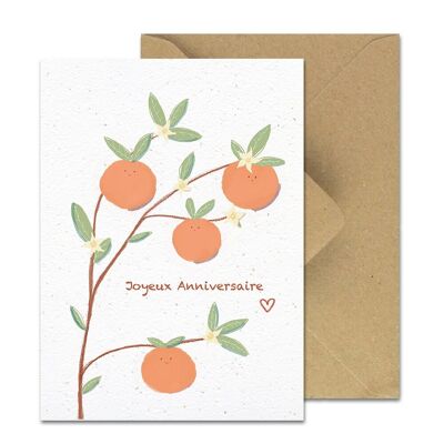 Planting Card - Orange Blossom