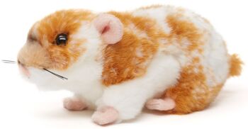 Hamster doré (marron doré) - 18 cm (longueur) - Mots clés : hamster, animal de compagnie, peluche, peluche, peluche, peluche 2