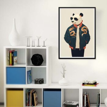 Affiche Panda cool 4