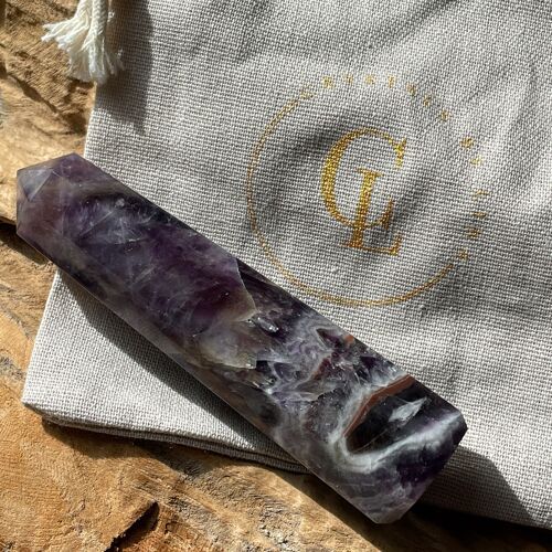 Amethyst obelisk in bag - 90-110mm