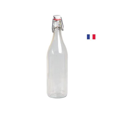 botella de vidrio de 1 litro