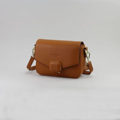 583072 Camel - Leather bag