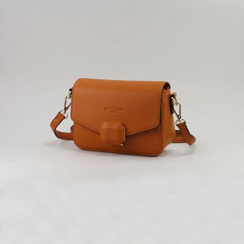 583072 mandarine - Sac cuir