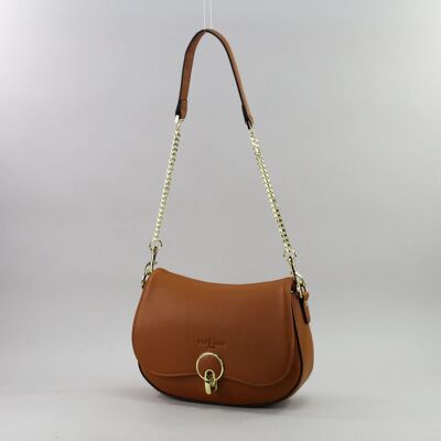 583070 Camel - Leather bag