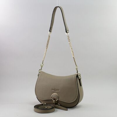 583070 Taupe - Bolso de piel