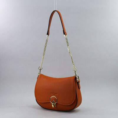583070 tangerine - Leather bag