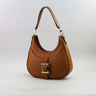 583065 Camel - Leather bag
