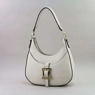 583065 Ecru - Sac cuir