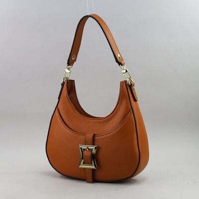 583065 tangerine - Leather bag