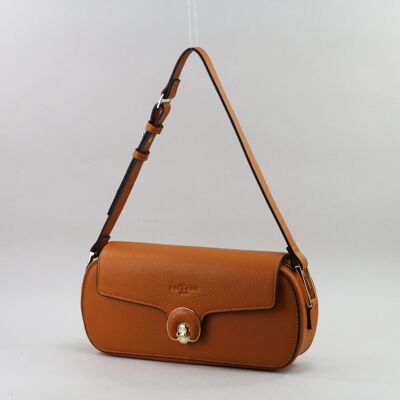 583063 tangerine - Leather bag