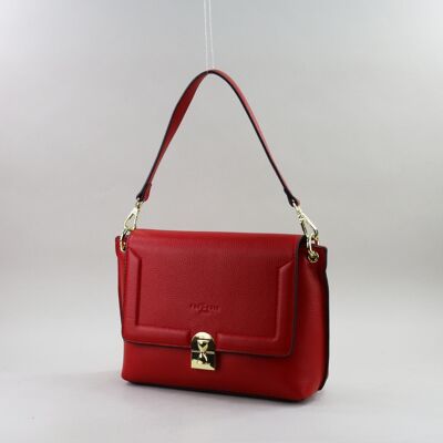 583062 Red - Leather bag