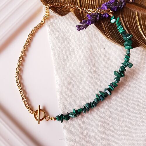 Collier isabelle malachite