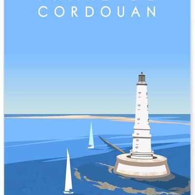 Poster zum Leuchtturm von Cordouan