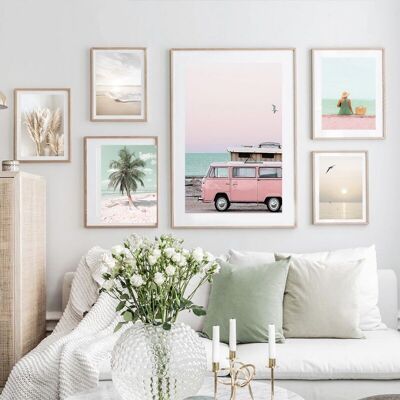 Summer vibes posters - Poster for interior decoration