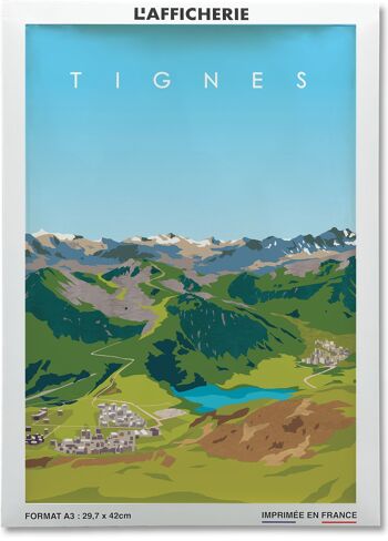 Affiche ville Tignes 2