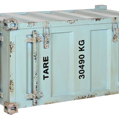 METAL BOX 89X41.5X45.5 CONTAINER SKY BLUE MB209239