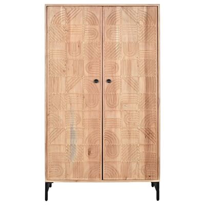 ARMOIRE EN MÉTAL ACACIA 90X40X180 MB212652