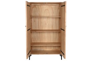 ARMOIRE EN MÉTAL ACACIA 90X40X180 MB212652 4