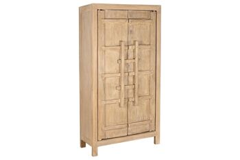 Armoire en Orme Massif 115x48x210 Naturel Naturel MB213718 NO11 2