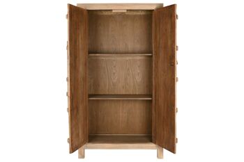 Armoire en Orme Massif 115x48x210 Naturel Naturel MB213718 NO11 3