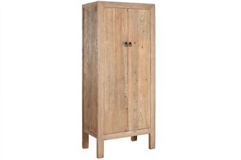 Armoire en orme massif 80x48x190 naturel naturel MB213712 NO11 2