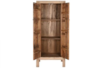 Armoire en orme massif 80x48x190 naturel naturel MB213712 NO11 4