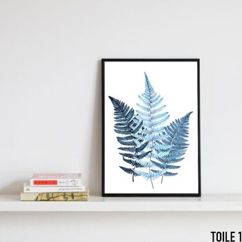 Affiches fleurs bleues - Poster pour décoration d'intérieur 7