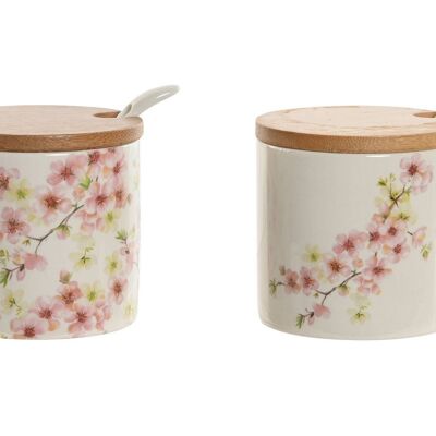 DOLOMITE SUGAR BOWL 7.5X7.5X7.5 ALMOND 2 SURT. PC211211