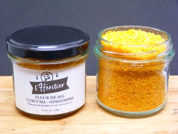 Fleur de sel au Curcuma et Gingembre