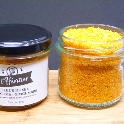 Fleur de sel with Turmeric and Ginger