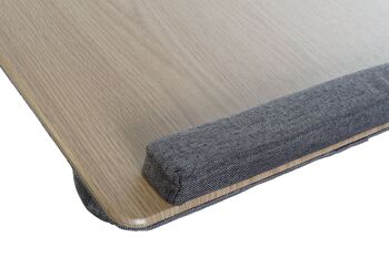 PLATEAU MDF POLYESTER 55X35X7 ORDINATEUR NATUREL RC208632 2