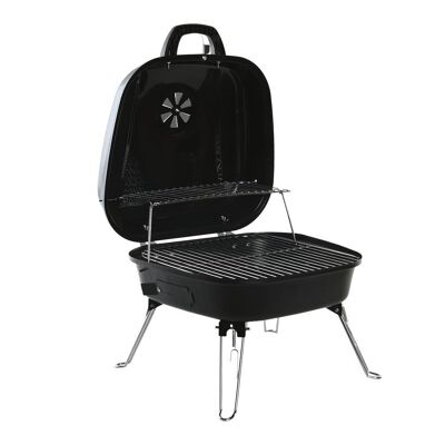 STEEL BARBECUE 44,5X42X34 TABLETOP BLACK RC200723