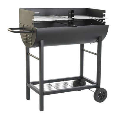 STEEL BARBECUE 91X45X89 BLACK RC200726