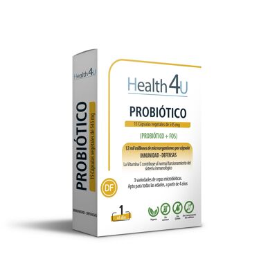 H4U Probiotic 15 vegetable capsules of 545 mg