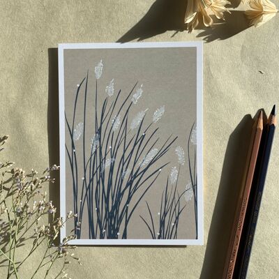 Postcard marram grass