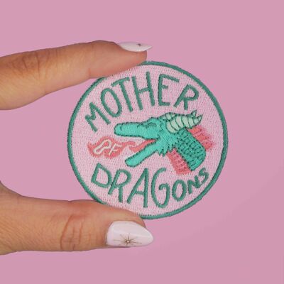 Aufnäher „Mutter der Drachen“ zum Aufbügeln