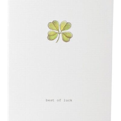 Tokyomilk Good Luck (Klee) – Grußkarte