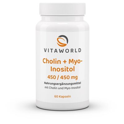 Choline + Inositol 450/450 mg (60 gélules)