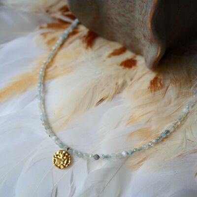 COLLAR MIREILLE AIGUE MARINE