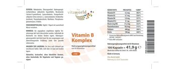 Complexe de vitamines B (100 gélules) 2