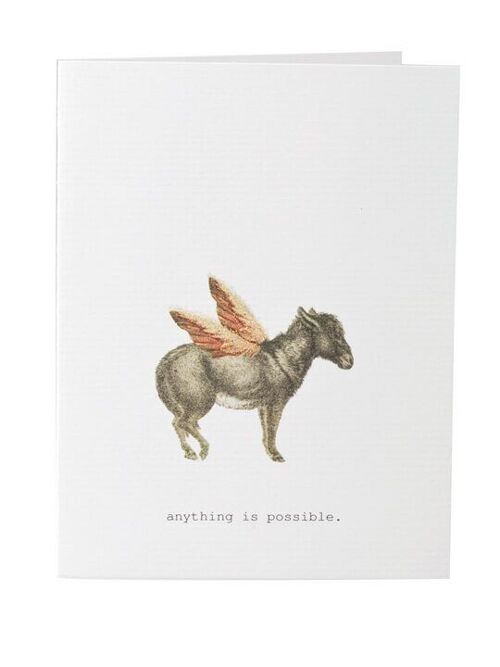 Tokyomilk Anything'S Possible - Greeting Card