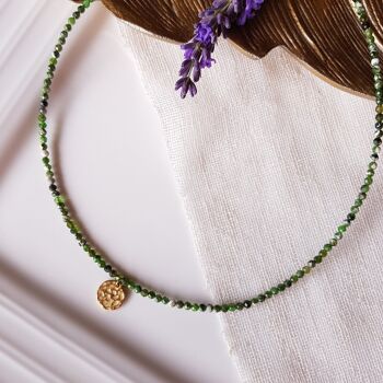 Collier mireille diopside 2