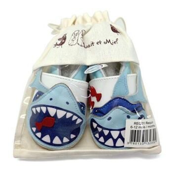 Chaussons bébé - Requin 12-18 mois 4