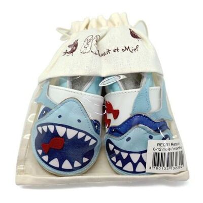 Baby slippers - Shark 18-24 months