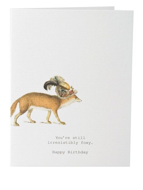 Tokyomilk Still Irresistibly Foxy - Greeting Card