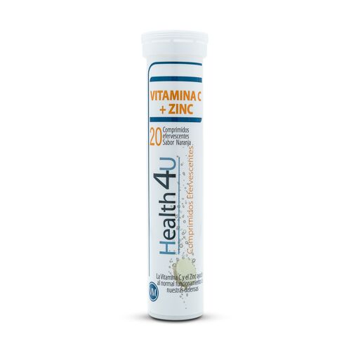 H4U Vitamina C + Zinc 20 comprimidos efervescentes sabor naranja