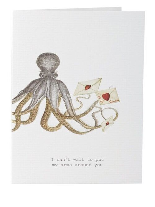Tokyomilk I Can'T Wait (Arms Around You) - Greeting Card