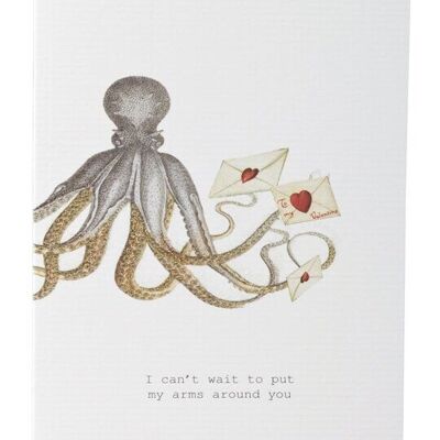 Tokyomilk I Can'T Wait (Arms Around You) - Greeting Card