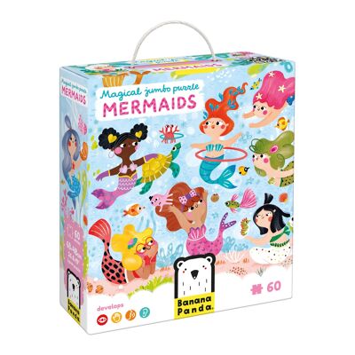 Sirènes magiques de puzzle géant 4+